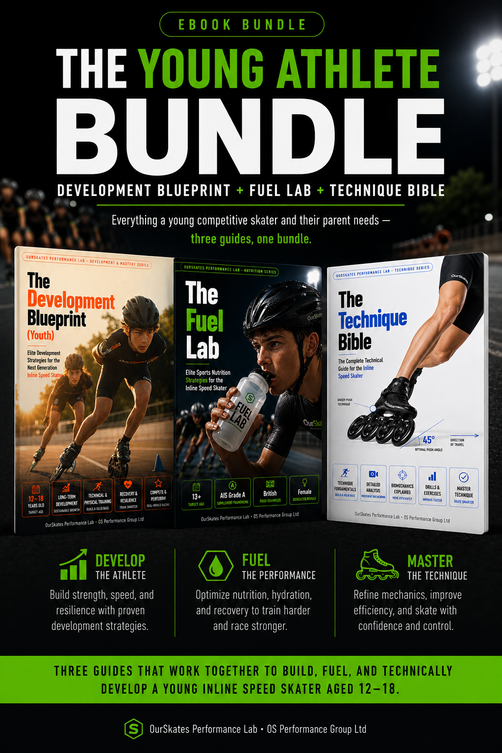 The Young Athlete Bundle — Development Blueprint + Fuel Lab + Technique Bible