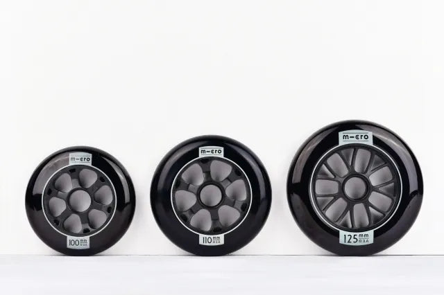 FLOW WHEELS 100MM 110MM 125MM MICRO SKATES 3 WHEELS PER PACK