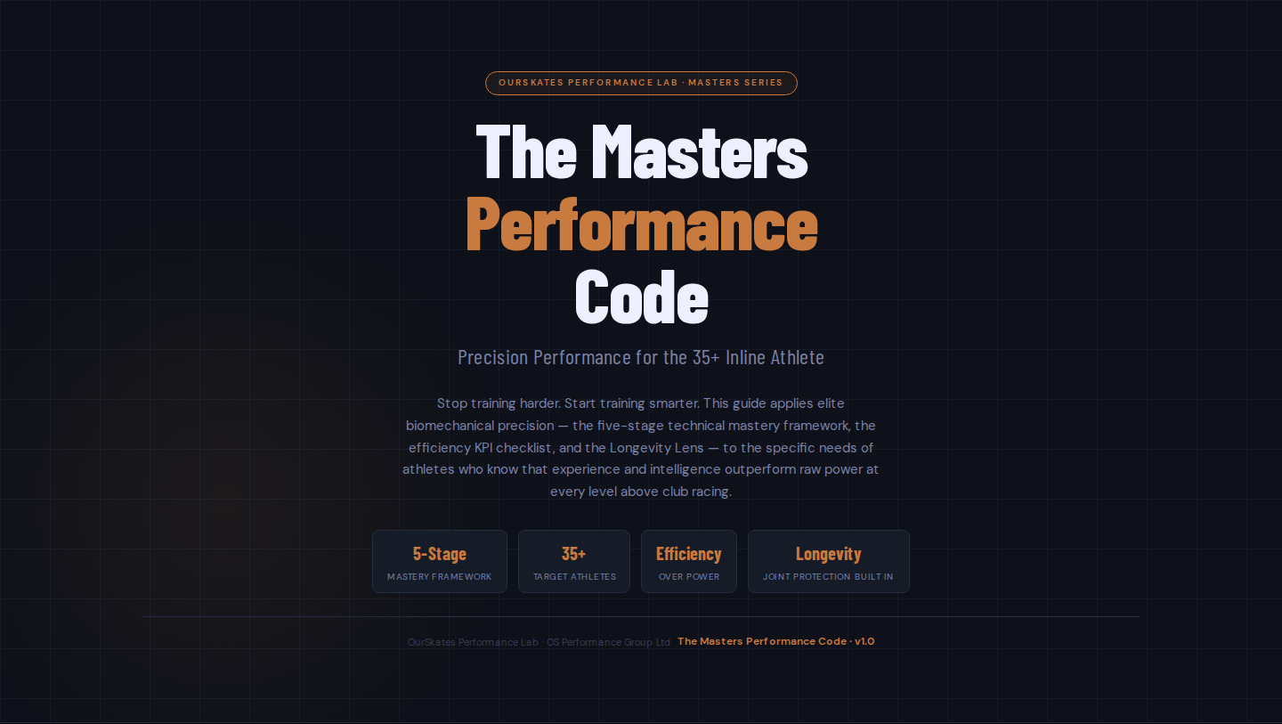 The Masters Performance Code — OurSkates Performance Lab