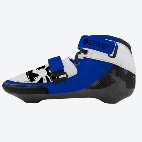 Short Track Patriot Carbon V2 Bont Boots -  Midnight Blue/White
